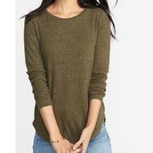 Old Navy Relaxed Plush Knit Long Sleeve Med NWT